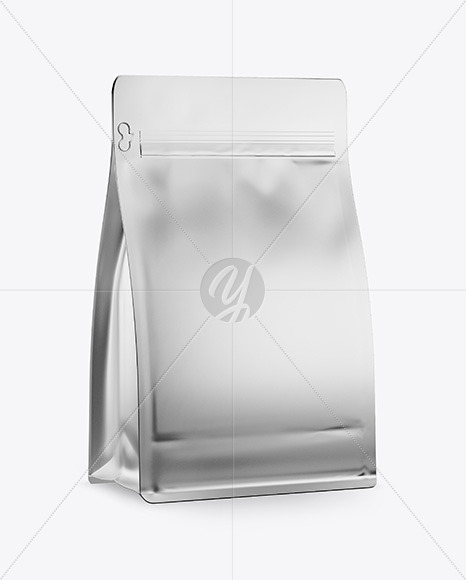 Metallic Coffee Bag Mockup