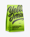 Metallic Coffee Bag Mockup