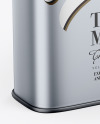 Metallic Tin Can Mockup