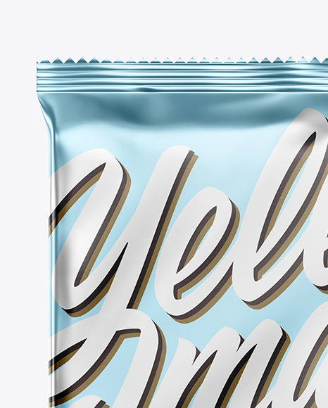 Metallic Snack Bar Mockup