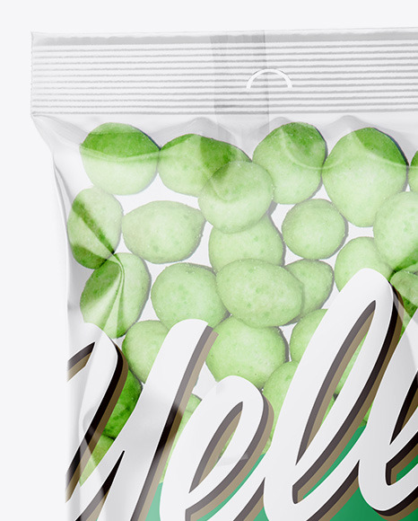 Clear Plastic Pack w/ Wasabi Peanuts