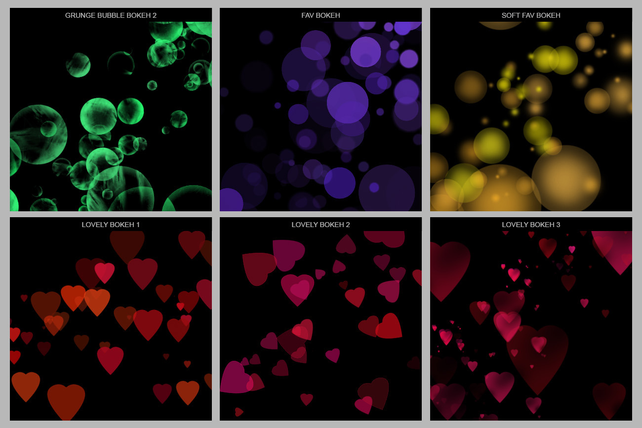 30 Bokeh Photoshop Brushes