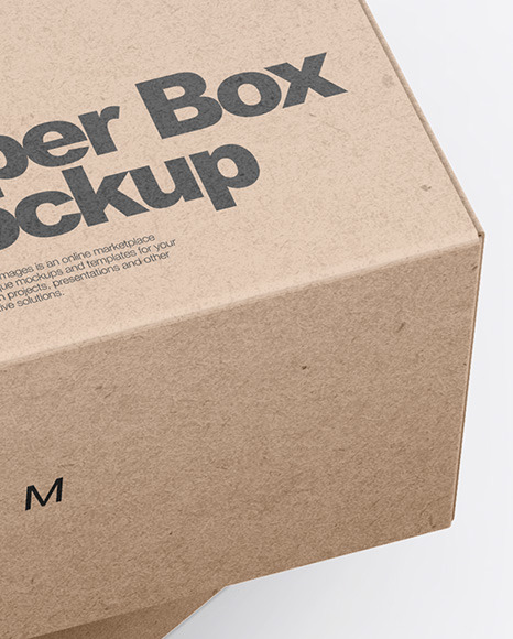 Two Kraft Boxes Mockup