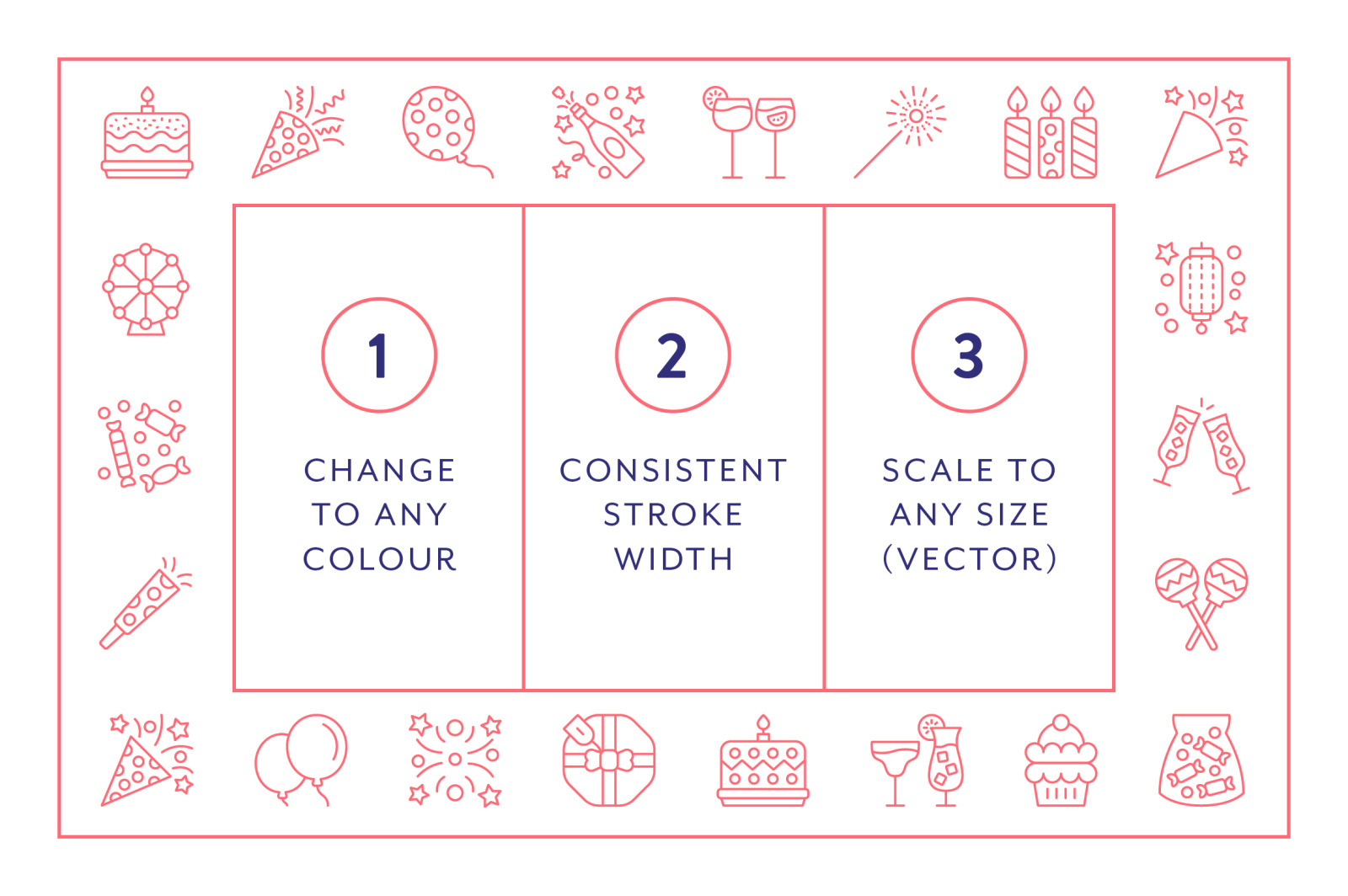 Line Icons – Party