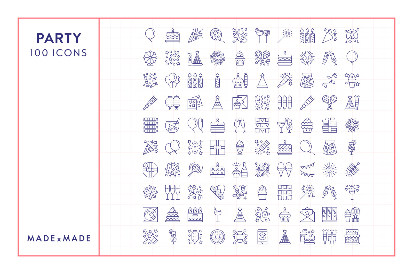 Line Icons – Party