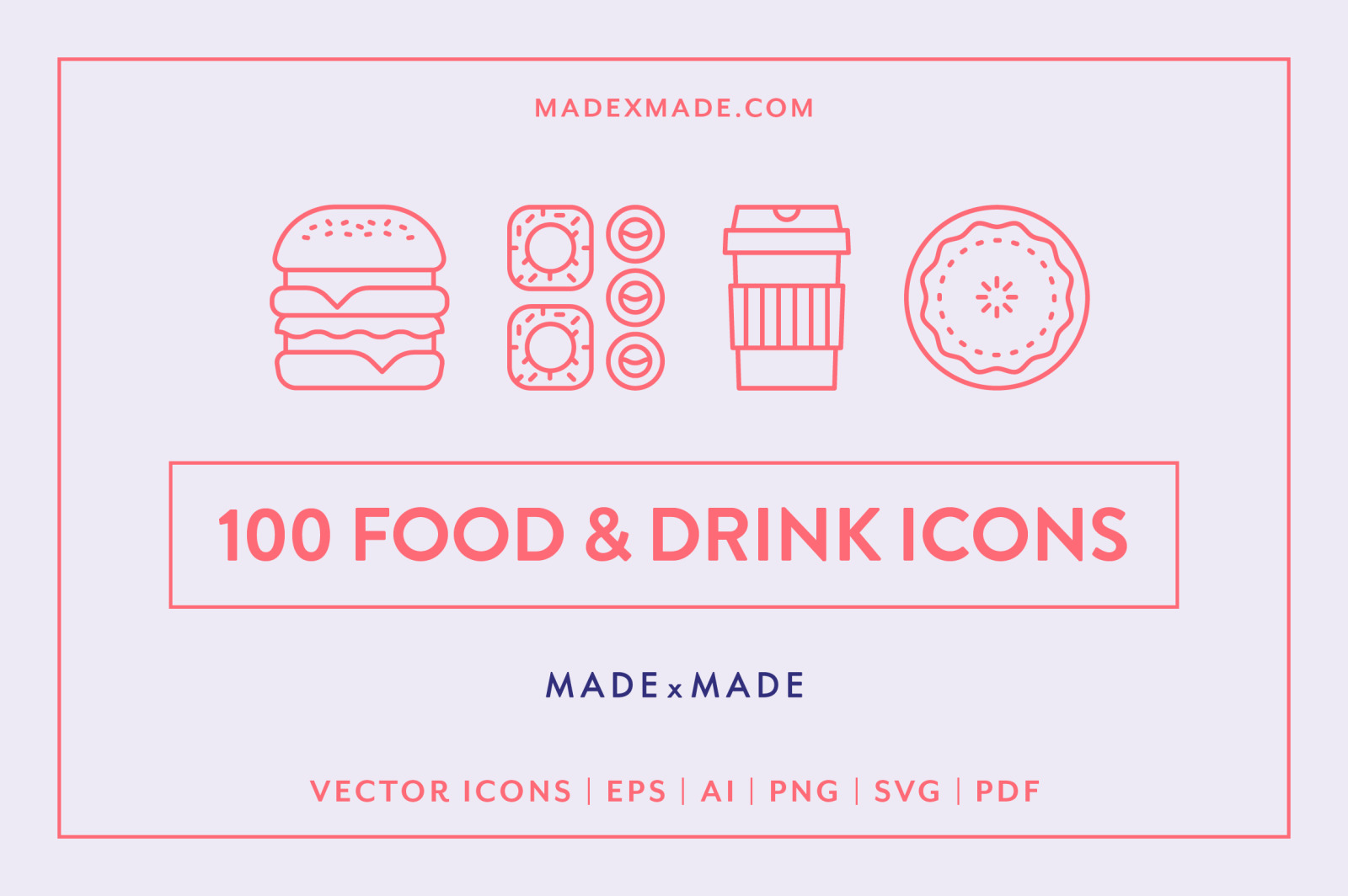 Line Icons – Food &amp; Drink