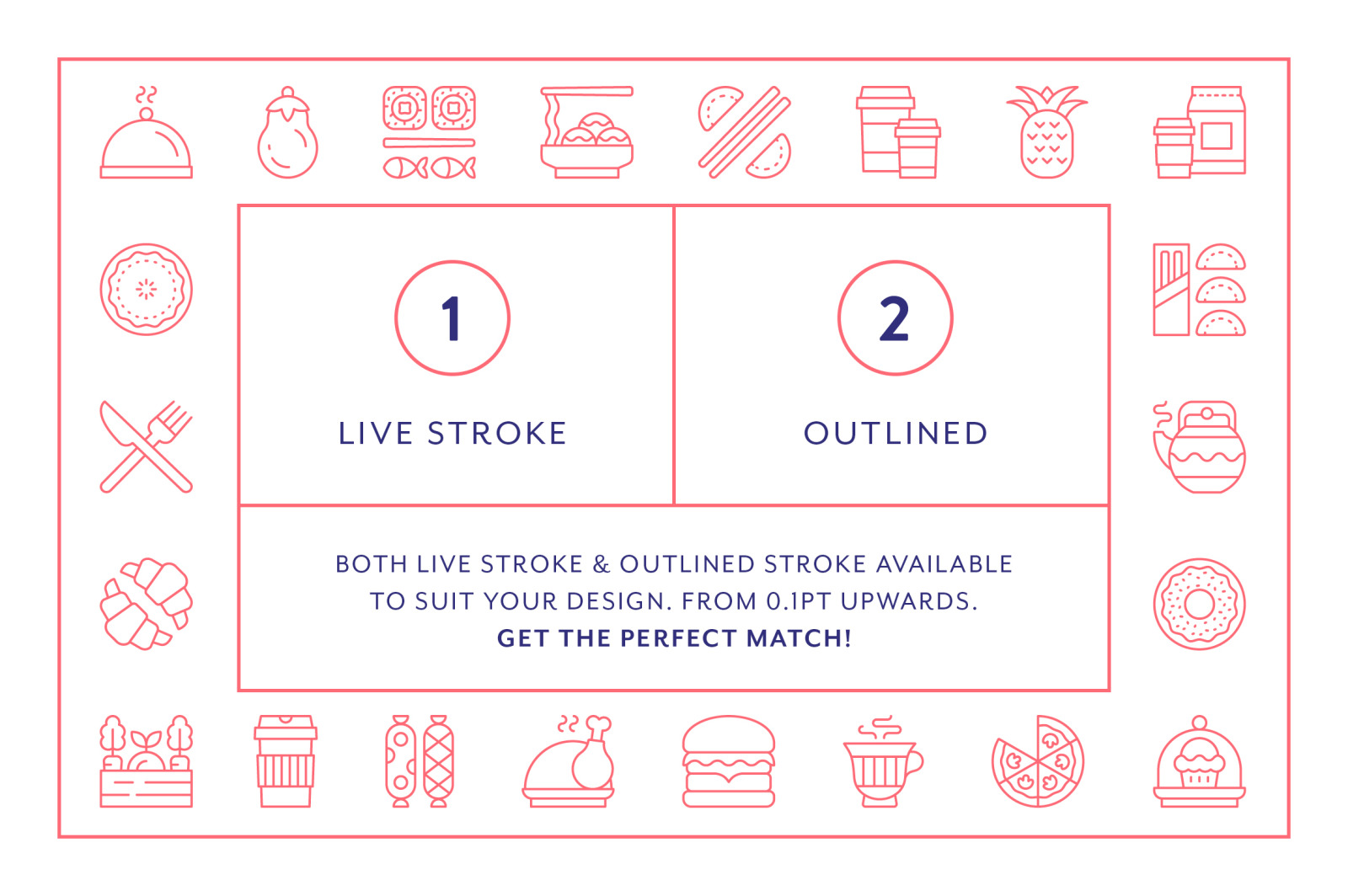 Line Icons – Food &amp; Drink