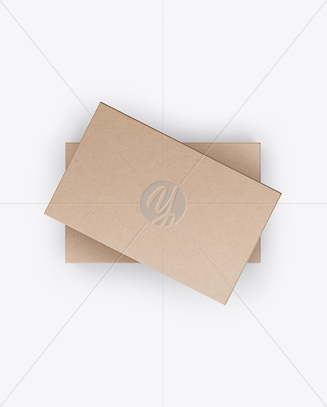 Two Kraft Boxes Mockup