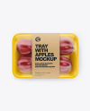 Tray with Red Apples Mockup