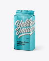 Metallic Coffee Pack Mockup Metallic Coffee Pack Mockup