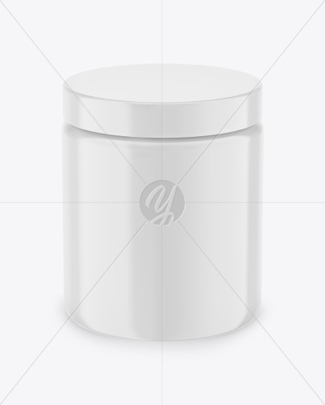 Plastic Jar Mockup