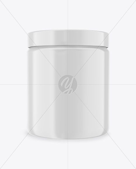 Plastic Jar Mockup