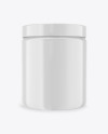 Plastic Jar Mockup