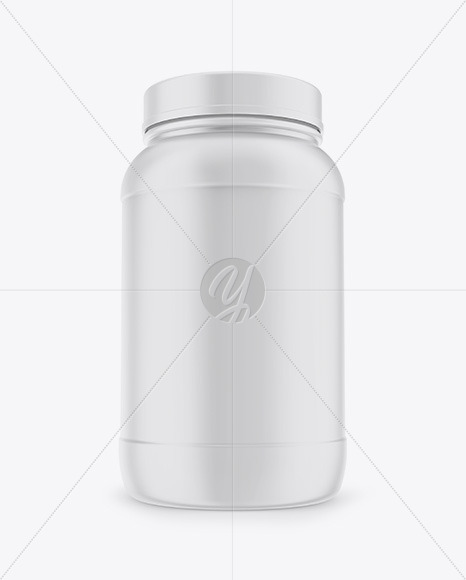 Plastic Jar Mockup