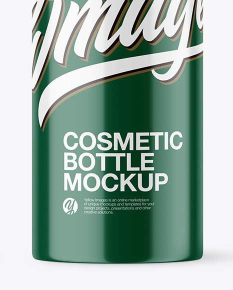 Glossy Cosmetic Bottle Mockup Glossy Cosmetic Bottle Mockup
