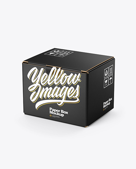 Paper Box Mockup