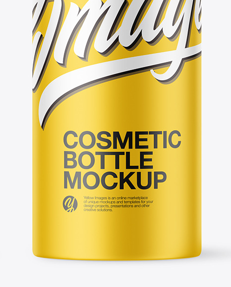 Matte Cosmetic Bottle Mockup Matte Cosmetic Bottle Mockup