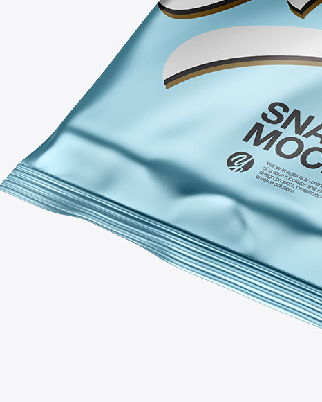 Metallic Snack Bar Mockup