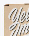 Kraft Paper Box Mockup Kraft Paper Box Mockup