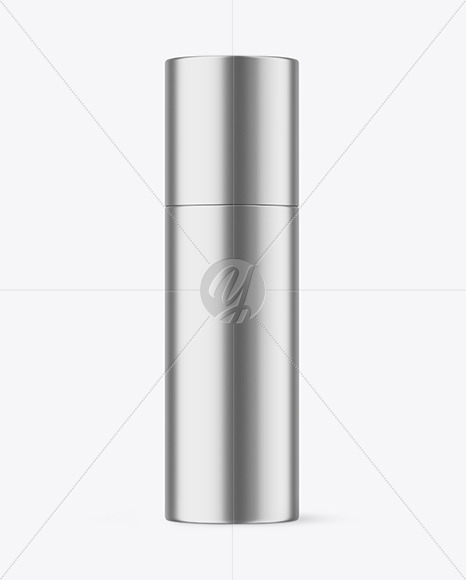 Metallic Cosmetic Bottle Mockup