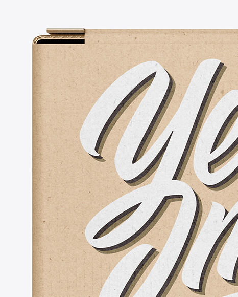 Kraft Paper Box Mockup Kraft Paper Box Mockup