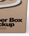 Kraft Box Mockup Kraft Box Mockup