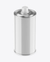 0.5L Glossy Olive Oil Tin Can Mockup