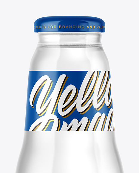 Clear Glass Water Bottle Mockup Clear Glass Water Bottle Mockup