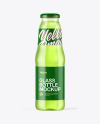 Clear Glass Drink Bottle Mockup Clear Glass Drink Bottle Mockup