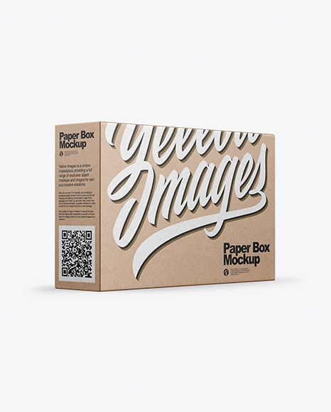 Kraft Box Mockup