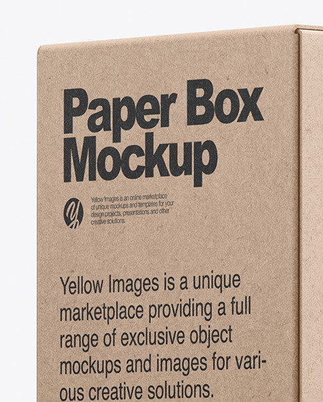 Kraft Box Mockup Kraft Box Mockup