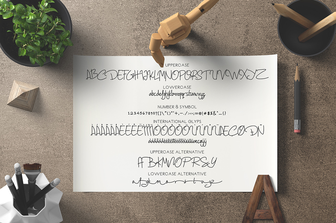 Geovana - Signature Font