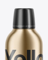 Metallic Cosmetic Bottle Mockup