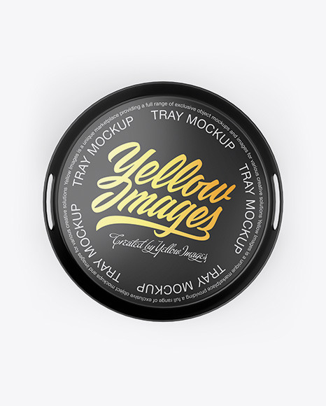 Glossy Food Tray Mockup