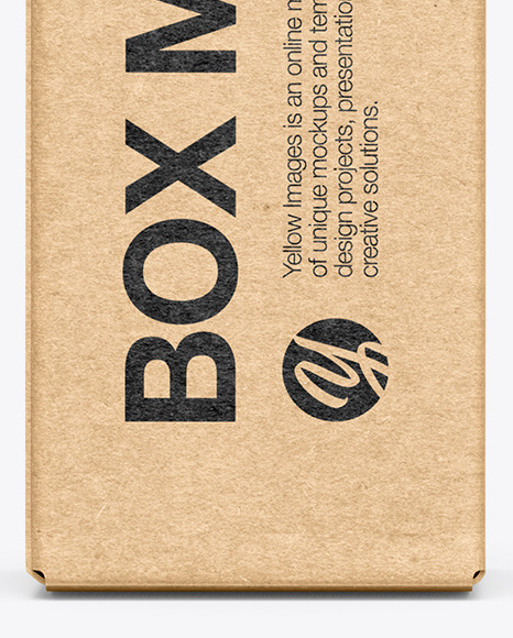 Kraft Paper Box Mockup