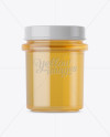 Pure Honey Jar Mockup - Front View