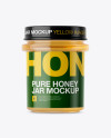 Pure Honey Jar Mockup - Front View