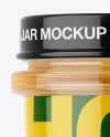 Pure Honey Jar Mockup - Front View