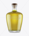 Olive Oil Glass Bottle w/ Bung Mockup