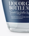 Clear Glass Liquor Bottle w/ Bung Mockup