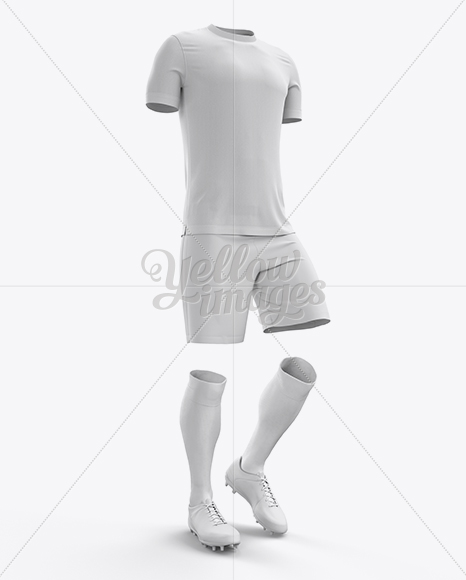 Men’s Full Soccer Kit Mockup (Hero Shot)