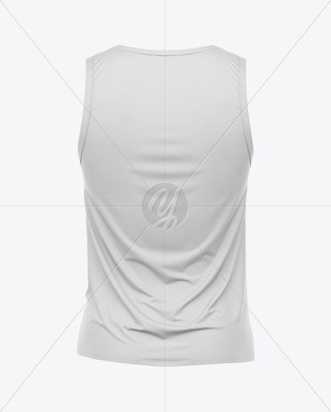 Men's Loose Fit Sleeveless Shirt Mockup