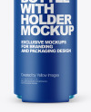 Metallic Drink Bottle w/ Holder Mockup