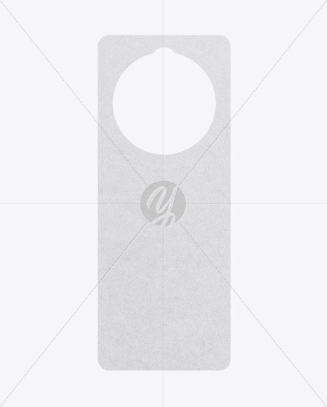 Kraft Door Hanger Mockup