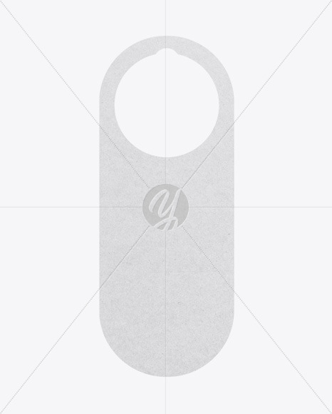 Kraft Door Hanger Mockup