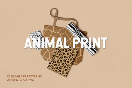 Animal Print Seamless Patterns - Leather