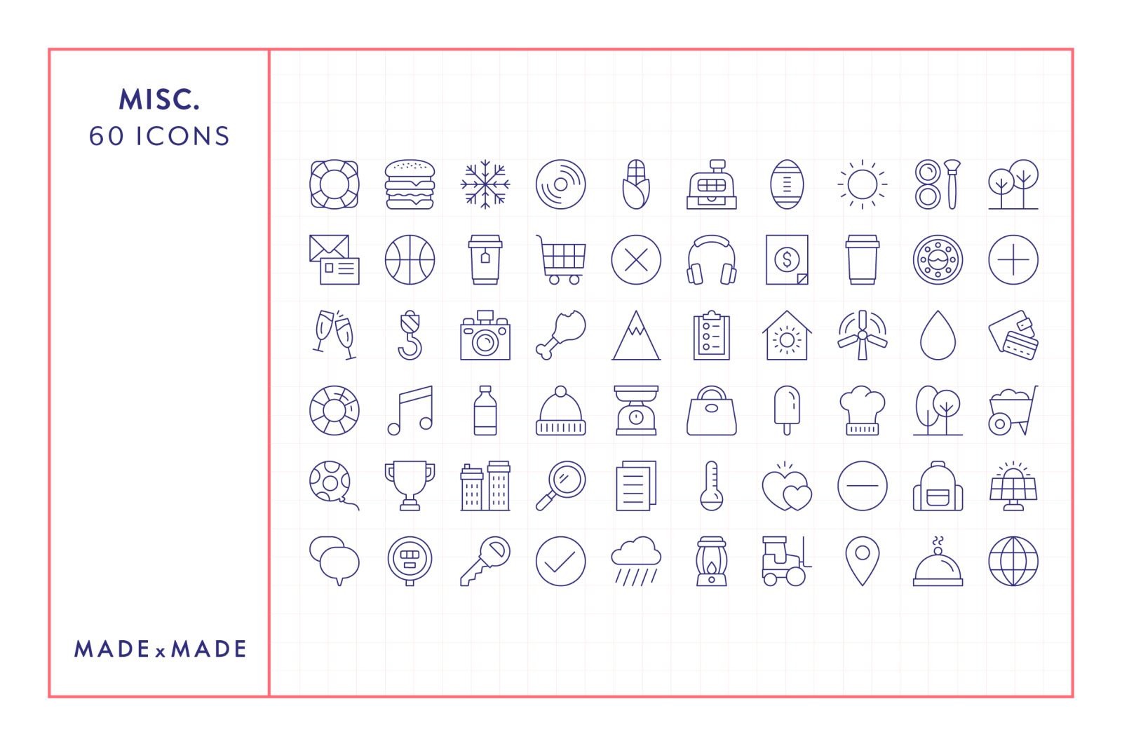 Line Icons – Miscellaneous Icons