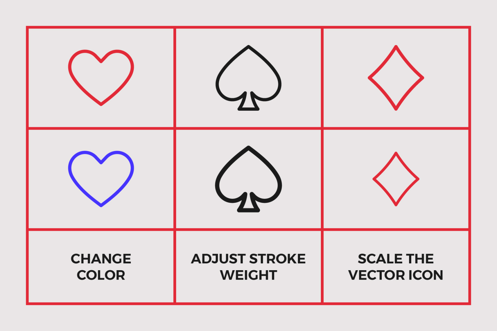 8 Playing Card Poker Symbols Set 8 Playing Card Poker Symbols Set