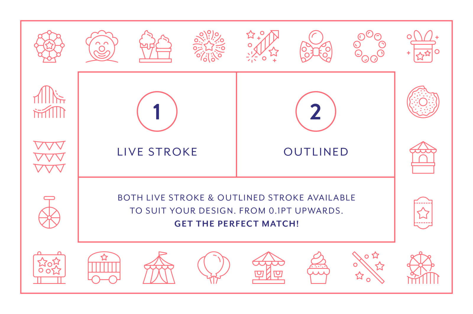 Line Icons – Carnival Line Icons – Carnival