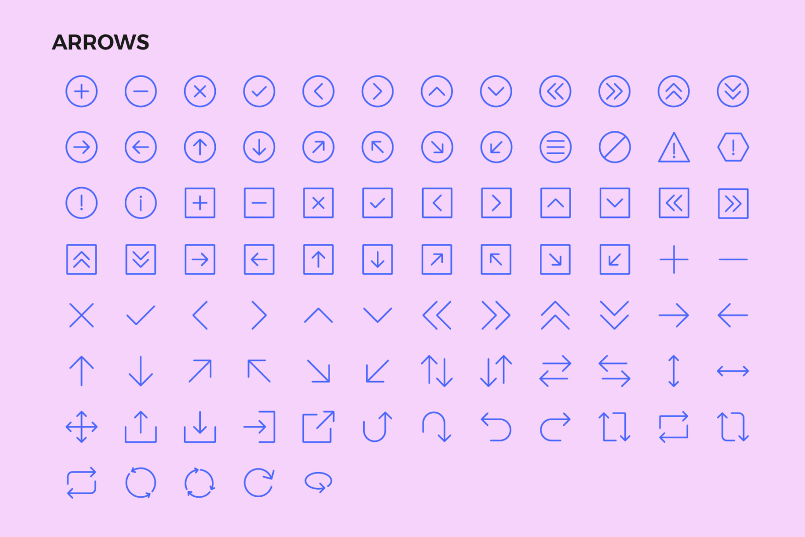 250 User Interface Line Icons